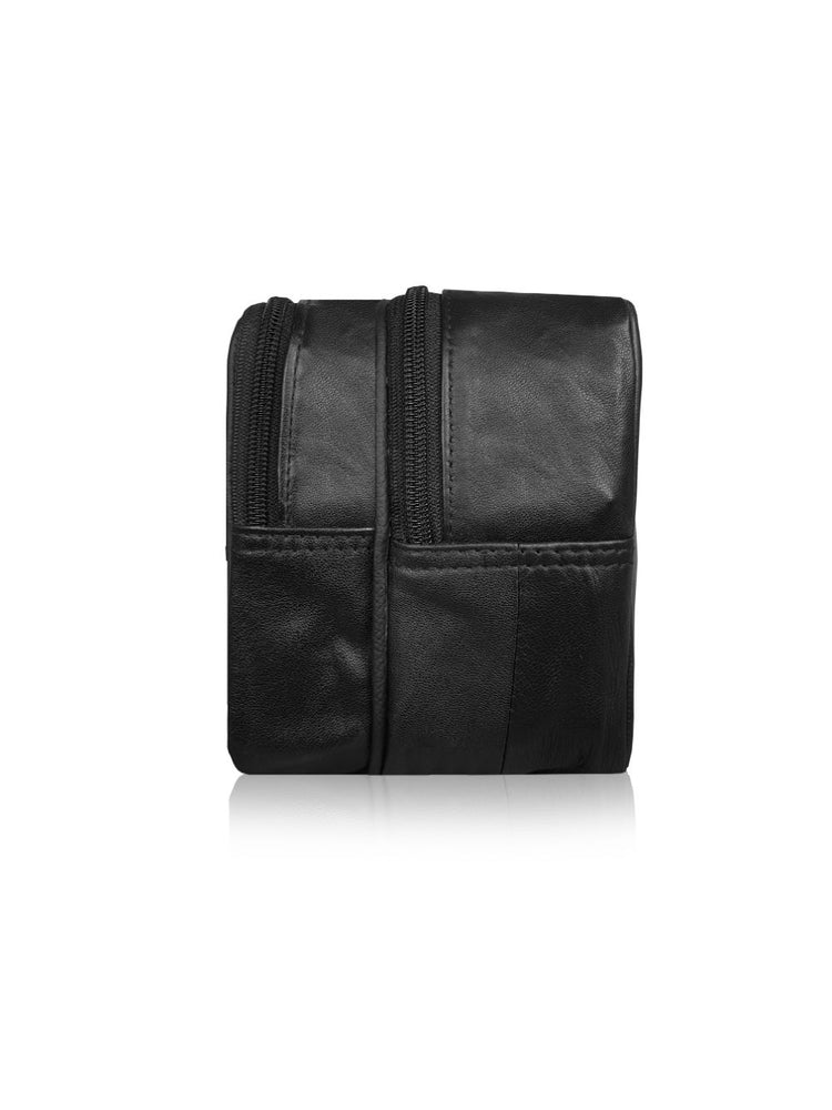 Load image into Gallery viewer, Genuine Leather Toiletry Bag - Travel Wash Bag With Carry Handle -R215
