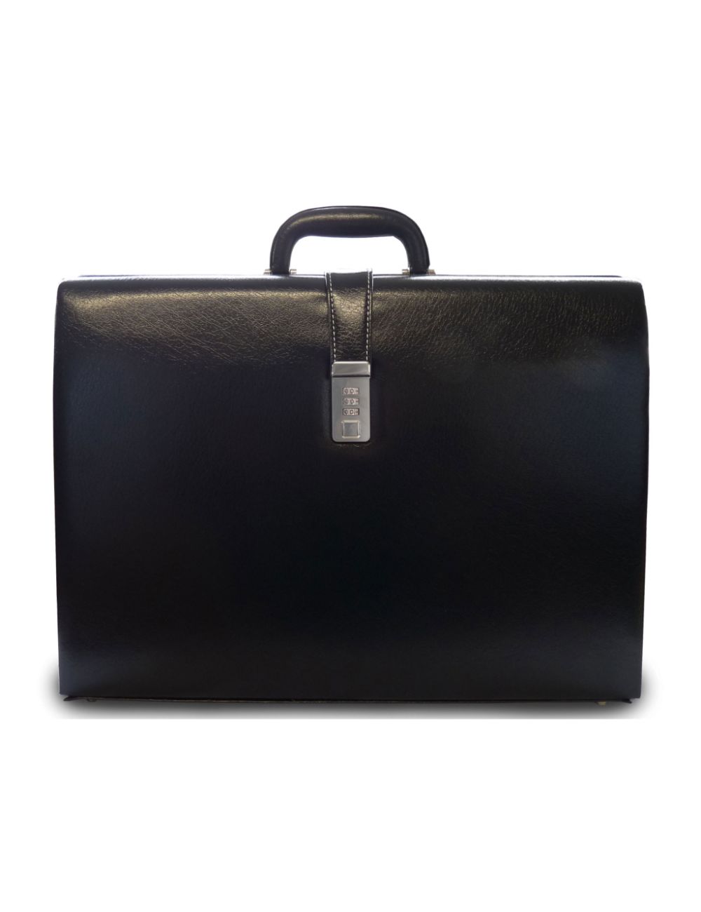Roamlite Executive Briefcase Black Pu Leather RL919  front