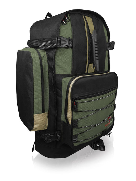 Roamlite Camping Backpack Green Polyester RL55 side