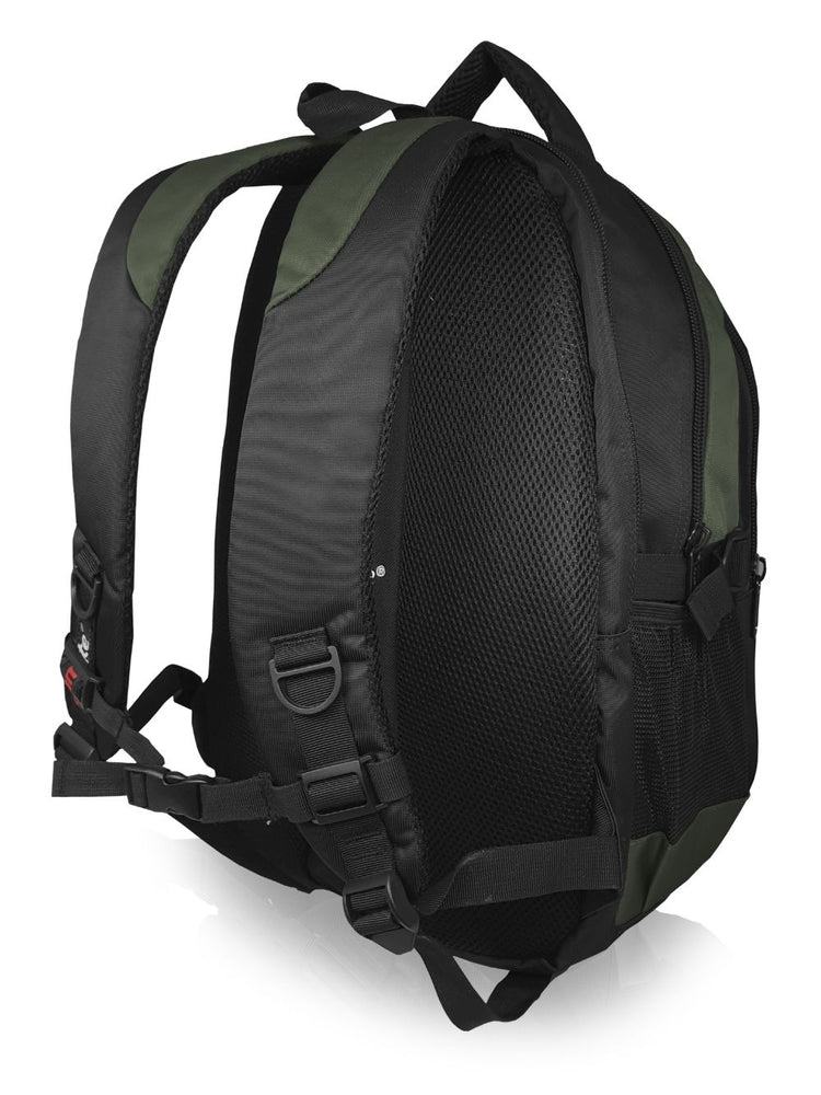 Load image into Gallery viewer, Roamlite Laptop Backpack Green Polyester RL29 back 2