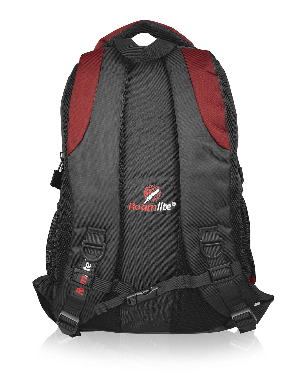  Roamlite Laptop Backpack Red Polyester RL29 back