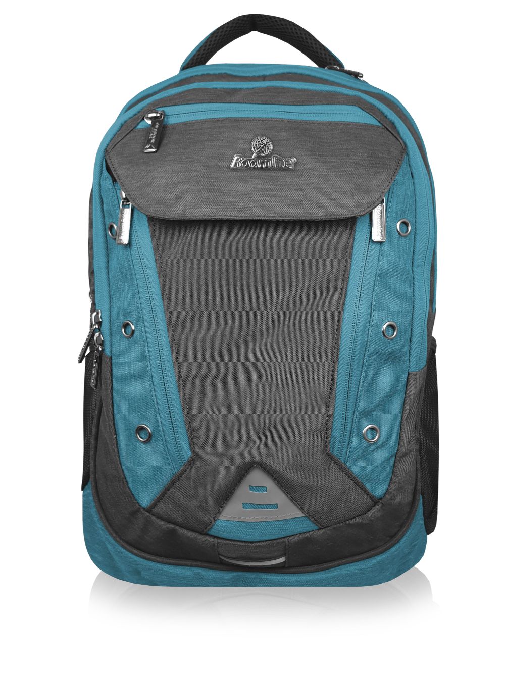 Roamlite School Backpack Grey Jade Jacquard RL912 front