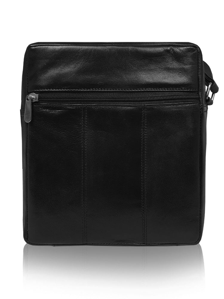 Load image into Gallery viewer, Roamlite Travel Organiser Pouch Black Leather RL505 