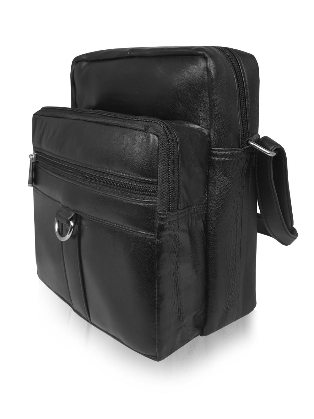 Roamlite Travel Organiser Pouch Black Leather RL505 