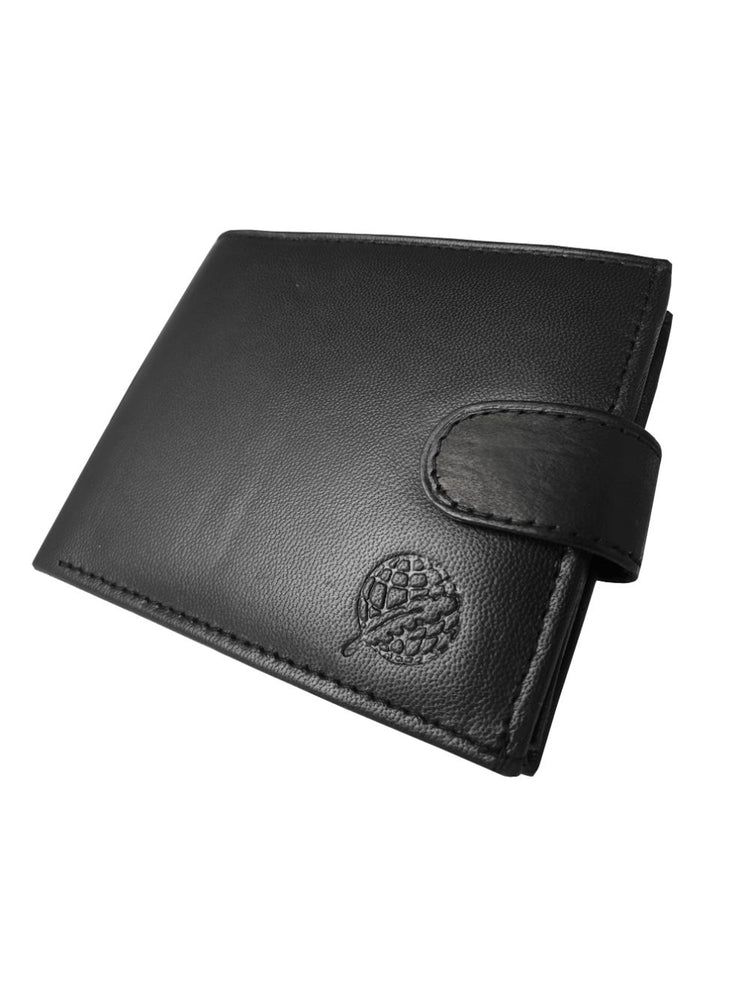 Load image into Gallery viewer,  Roamlite Mens chained wallet black leather rl506 side