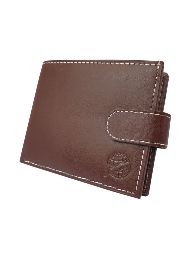 Load image into Gallery viewer, Roamlite Mens Wallet Light Brown Leather RL507 front