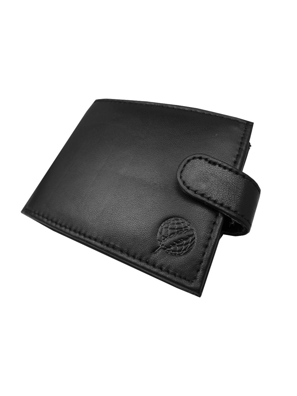 Roamlite Mens Wallet Black Leather RL46 side