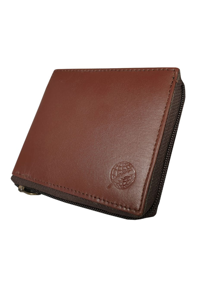 Load image into Gallery viewer, Leather Zip Around Wallet RL184LB F
