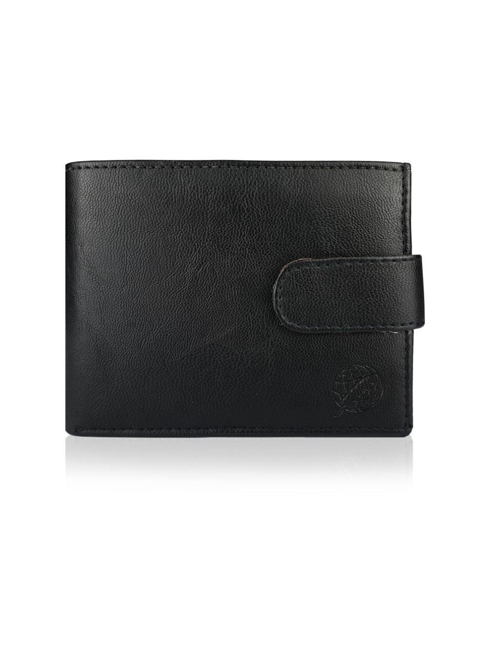 Mens Designer Leather Wallet - Pu Faux Leather - Trifold 2 Tone - R911
