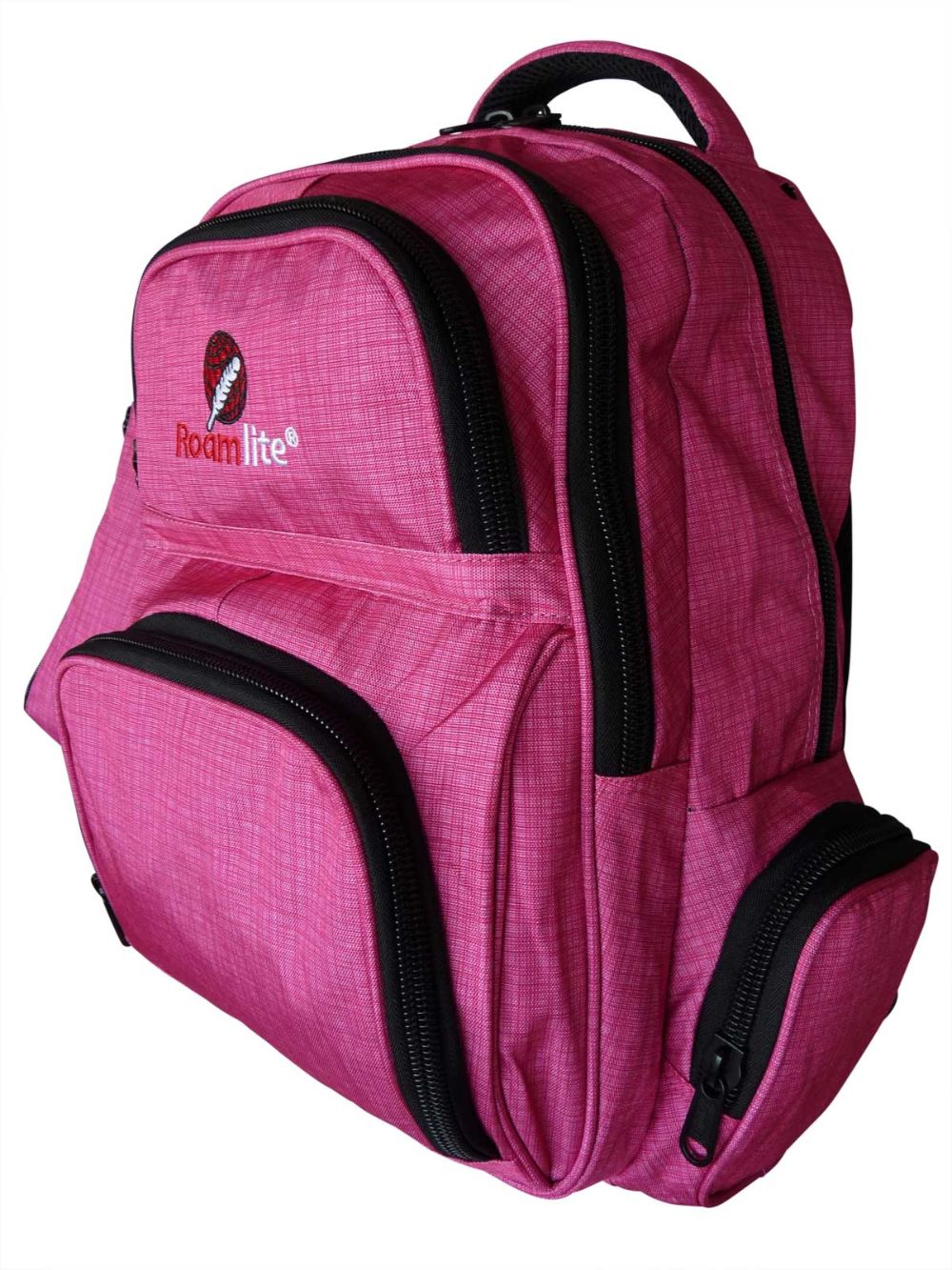 Roamlite School Backpack Pink Nylon RL840 pink