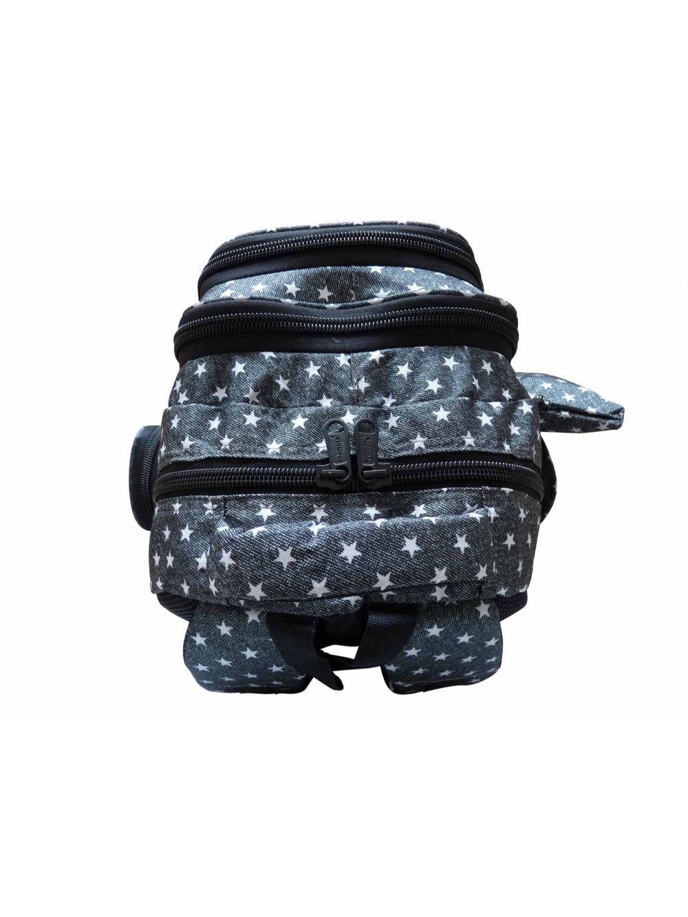 Roamlite Childrens Backpack Black Star pattern RL840  top