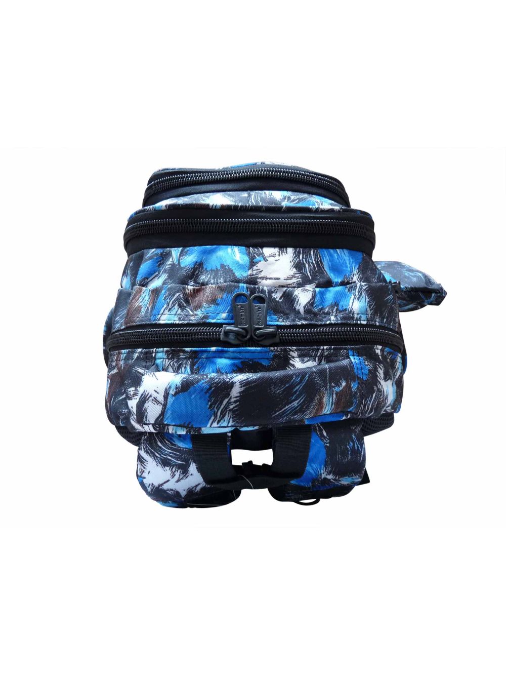 Roamlite Childrens Backpack Blue Paint pattern RL839  top