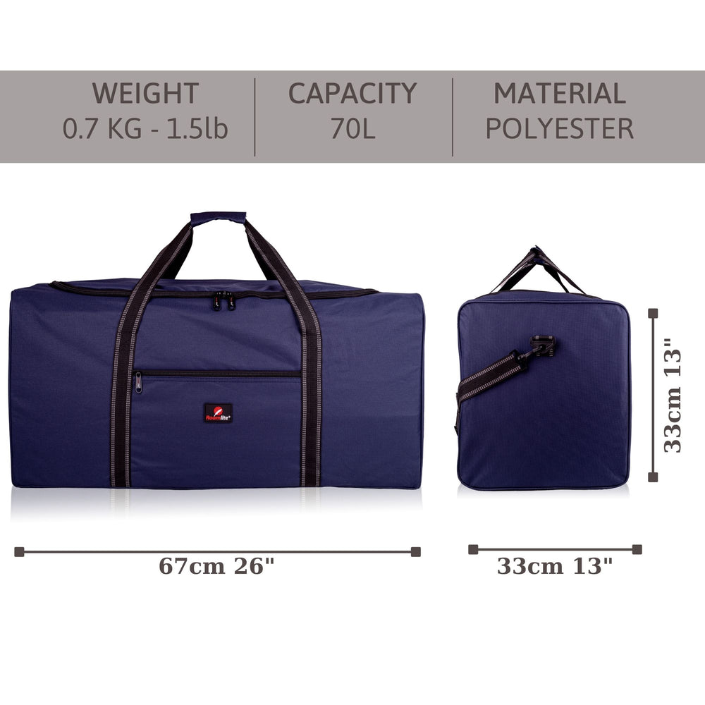 Roamlite Extra Large Size X-L Holdall Bag - Very Big Duffle RL26