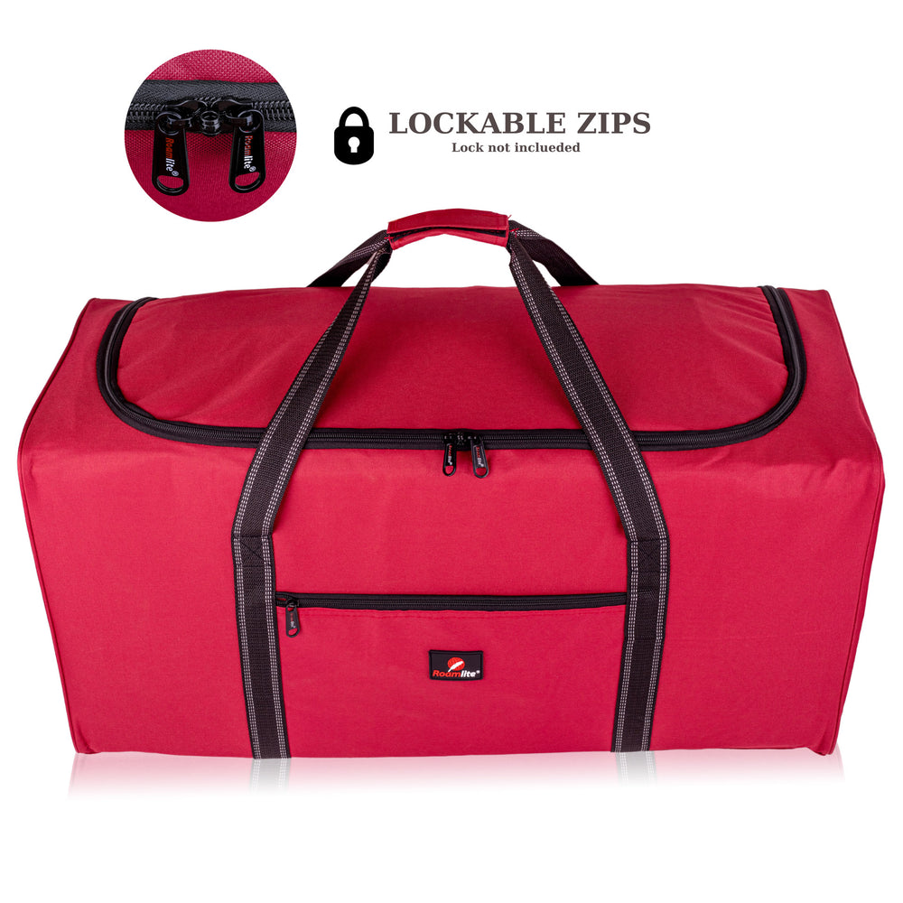 Load image into Gallery viewer, Extra Large Travel Holdall, 110L Cargo Bag, 34&quot; Storage Laundry Duffle R34