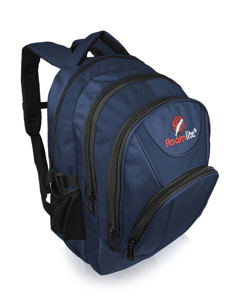 Load image into Gallery viewer, Roamlite Childrens Backpack Blue polyester RL17NNMCL Side View
