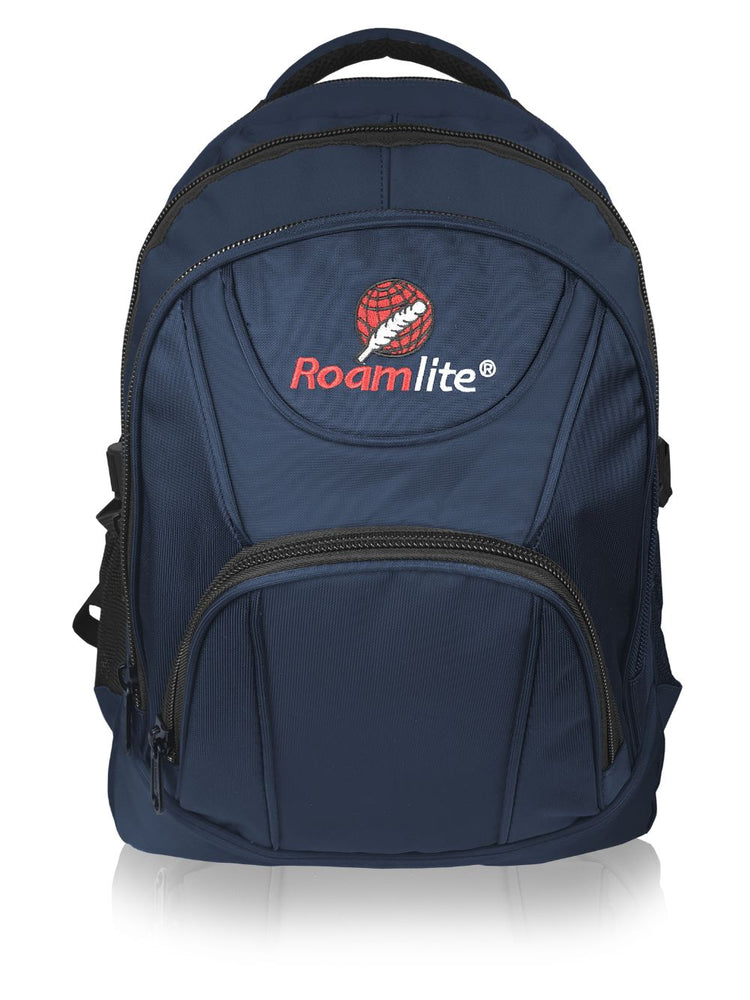 Load image into Gallery viewer, Roamlite Childrens Backpack Blue polyester RL17NNMCL front View