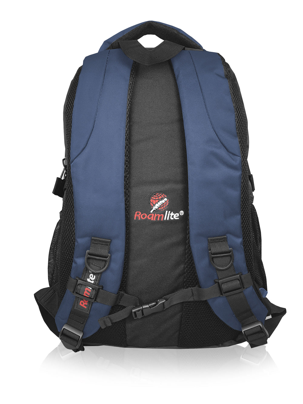Roamlite School Backpack Navy Polyester RL18 back