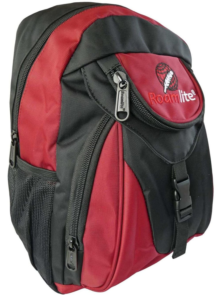 Load image into Gallery viewer, Roamlite Small Childrens Backpack Red Polyester RL33 side 2