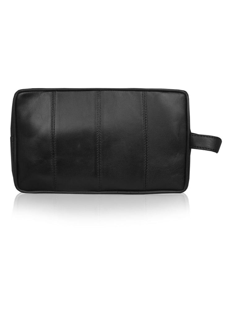 Load image into Gallery viewer, Genuine Leather Toiletry Bag - Travel Wash Bag With Carry Handle -R215