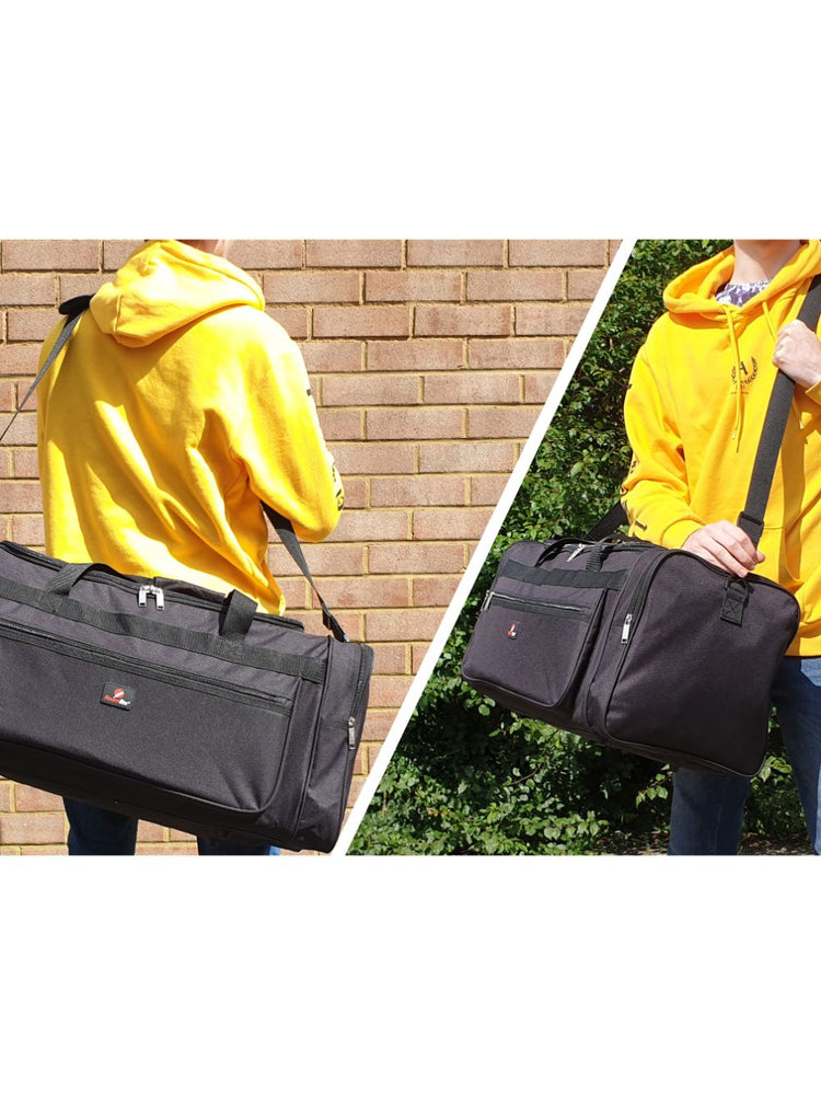 Load image into Gallery viewer, Roamlite Travel GYM Holdall Black Polyester rl58 model