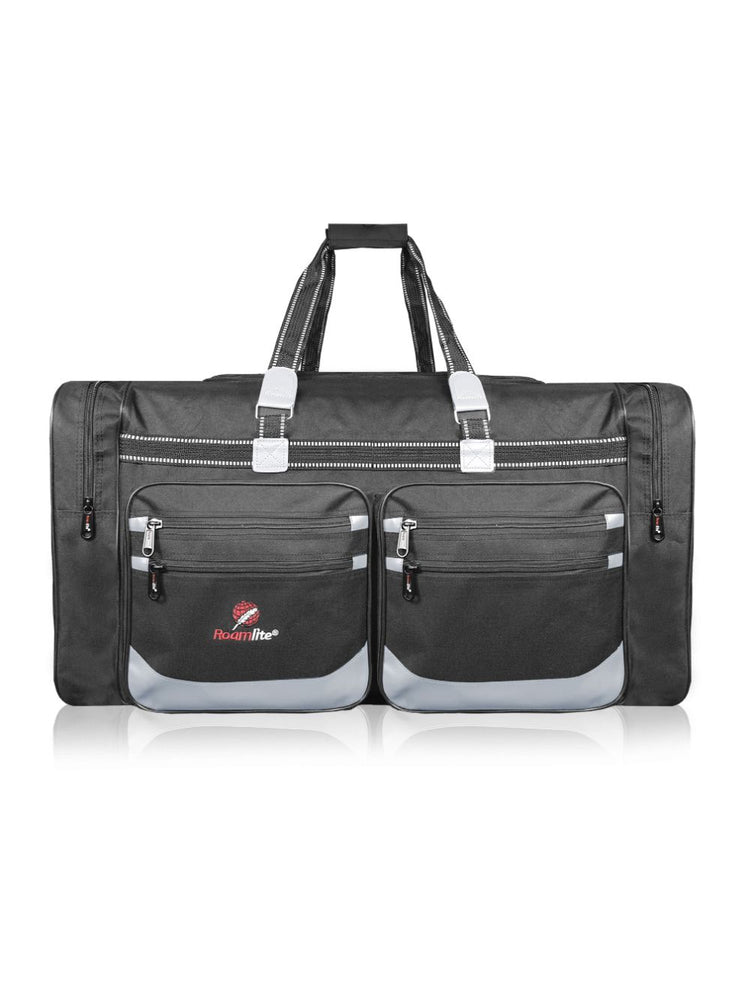 Load image into Gallery viewer, Roamlite Travel Holdall Black polyester RL04 Front